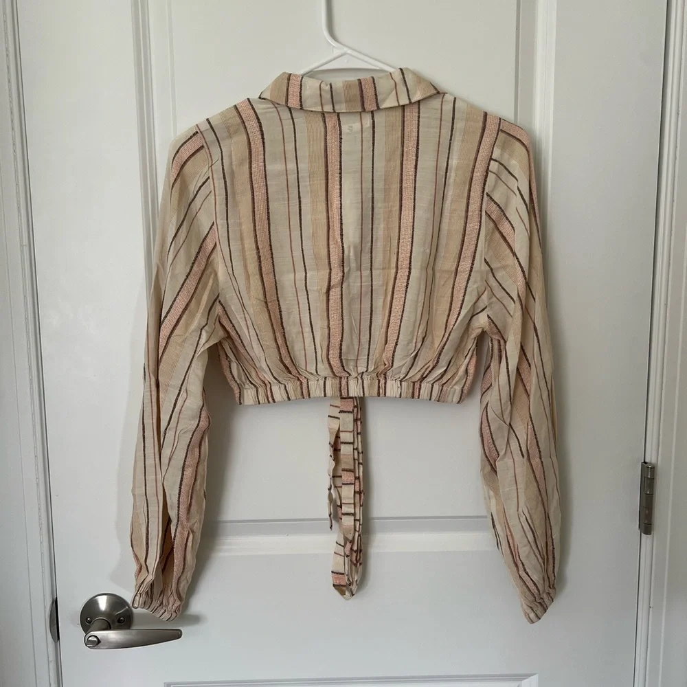 L Space Button Down Crop Top - Picture 6 of 6